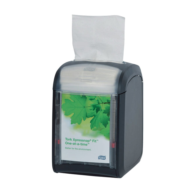 Tork -  Servetdispenser n14 signature line zwart | 4 stuks