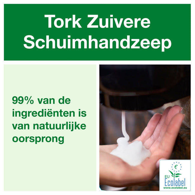 Tork -  Handzeep s4 premium schuim 1000ml clarity | 6 stuks