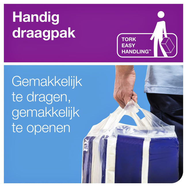 Tork -  Handdoek h2 advanced 2laags 212x340mm wit