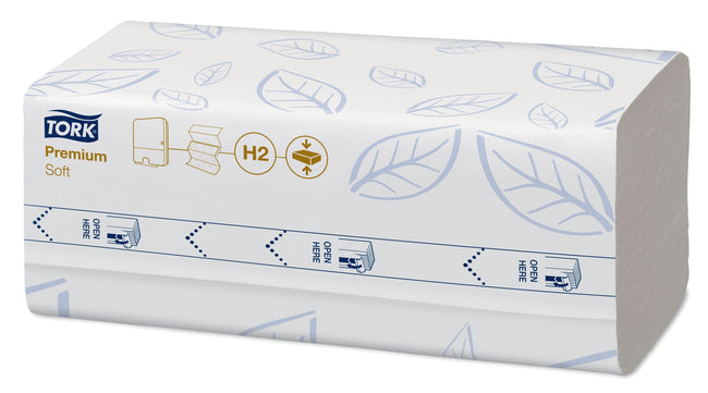 Tork -  Handdoek h2 xpress compressed premium 212x240
