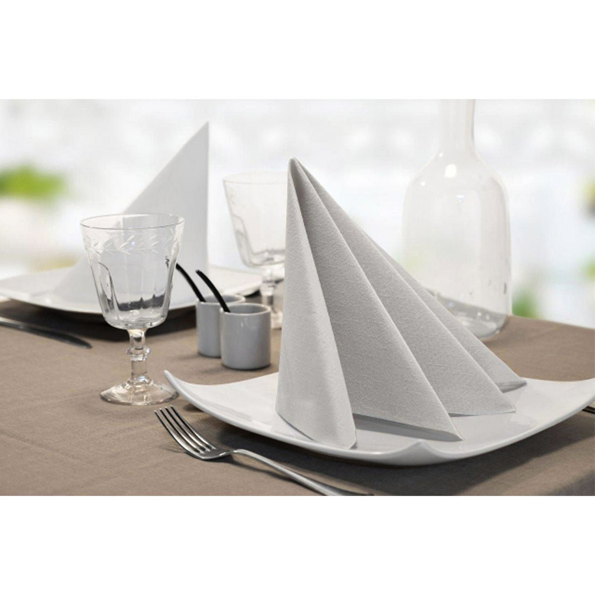 Tork -  Dinerservet linstyle premium wit 478180 | 14 stuks