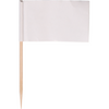 DePA® - ® Pick | Drapeau | Bois | 65 mm | Blanc | 500 pièces