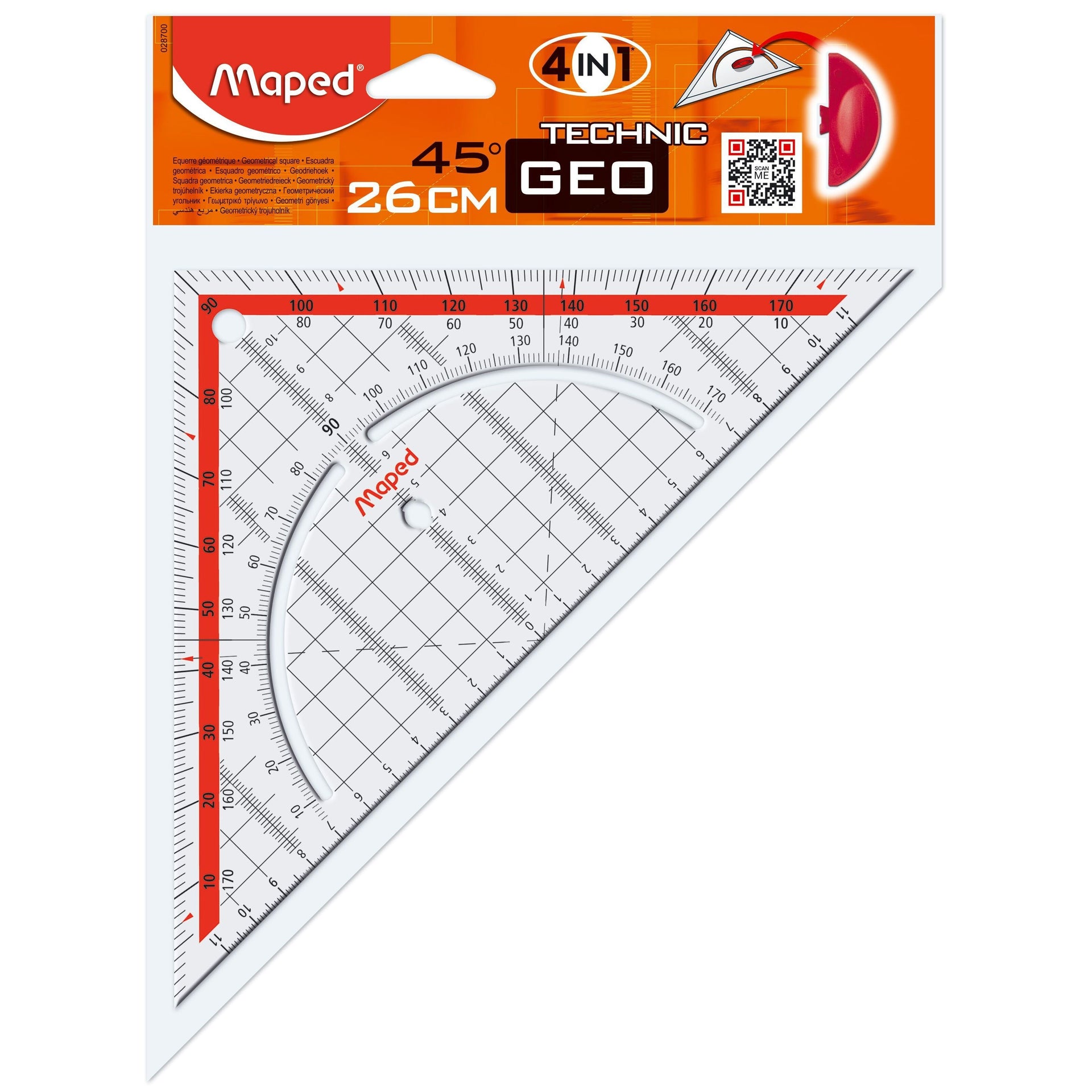 Maped - Geodriehoek Technic 26cm