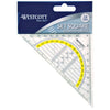 Westcott -  Geodriehoek 14cm transparant