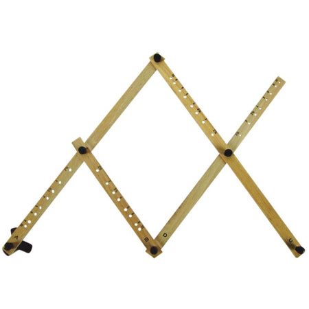 Rumold -  Pantograaf p4 hardhout lengte 34cm grijs