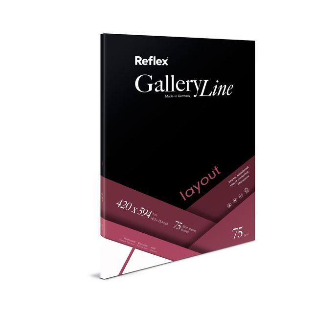 Schoellershammer - Blocco pennarelli A2 75gr bianco | 5 pezzi