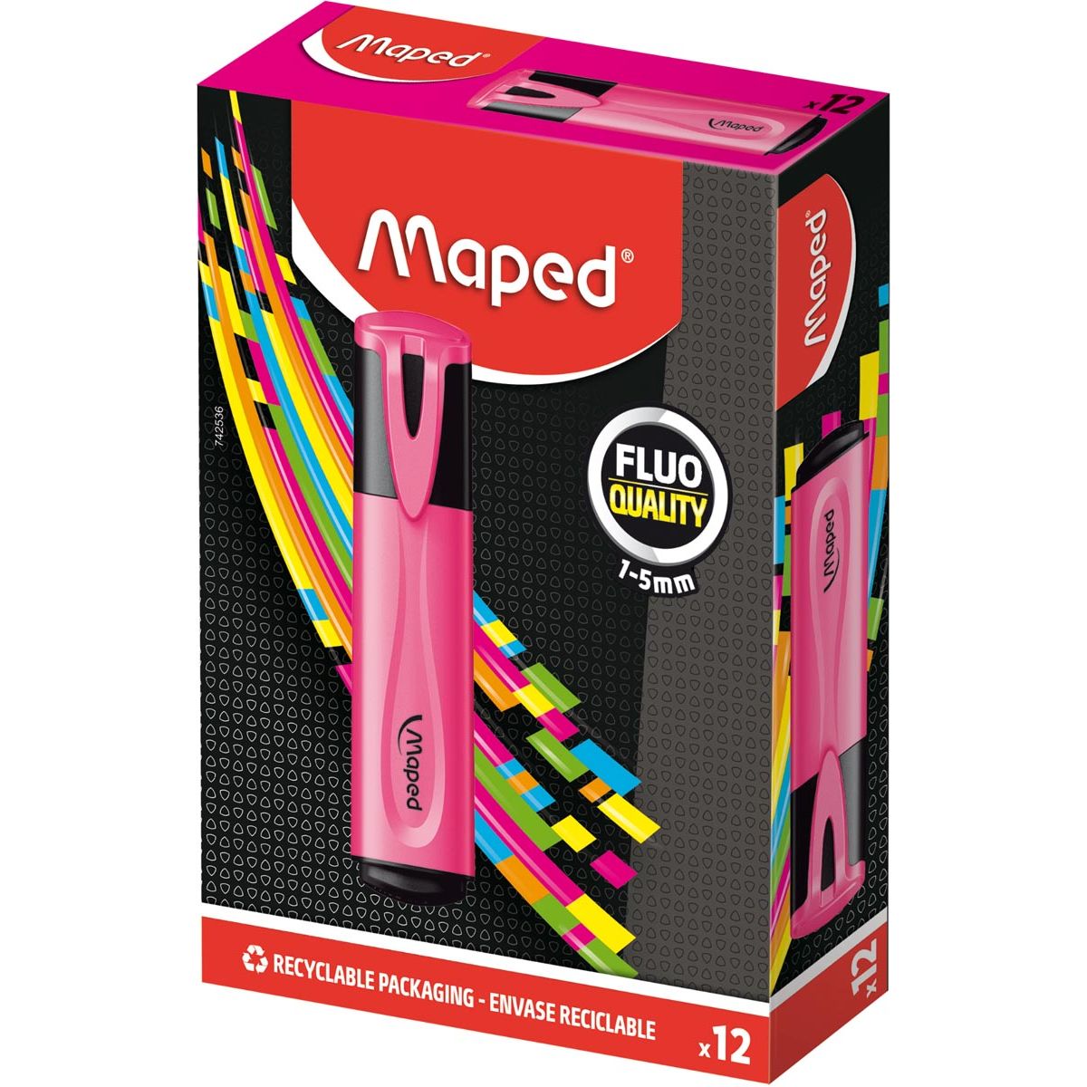 Maped - markeerstift Fluo'Peps Classic roze