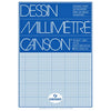 CANSON - BLIMMETER BLOC CANSON A3 90GR BLUE | Morceau de 50 feuilles