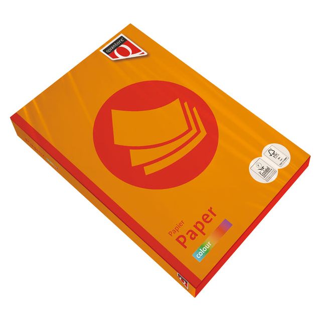 FASTPRINT - Papier Fastprint A4 160gr Oranje | PAK A 250 Blatt | 5 Stücke