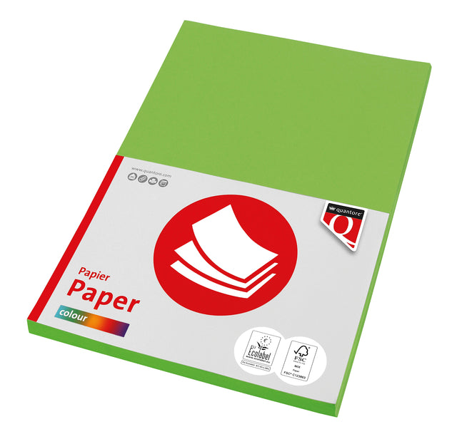 FASTPRINT - Papier Fastprint -100 A4 120gr Helgroen | Pack von 100 Blättern