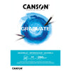 Canson - Aquarellpapier Graduate Watercolour 20 Blatt 250gr A5 naturweiß | 5 Stück