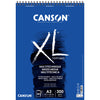 Canson - Carta Mixed Media XL Textured Mixed Media 30 fogli 300gr A3 bianco