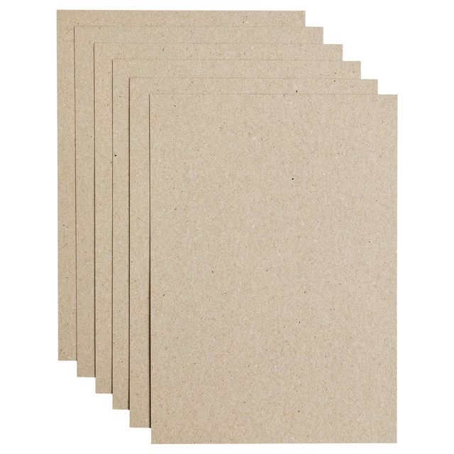 Papicolor - Kopierpapier Papicolor A4 220gr Kraft Grau | Packen Sie ein 6 Blatt ein