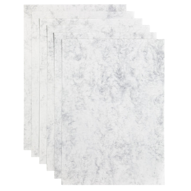 Papicolor - Papier à copier A4 200gr 6 feuilles gris marbré