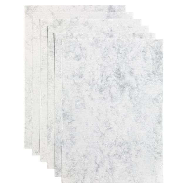 Papicolor - Kopieerpapier A4 200gr 6vel marble grijs