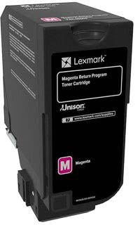 Lexmark - Return Program toner CS72x, 3.000 pagina's, OEM 74C20M0, magenta