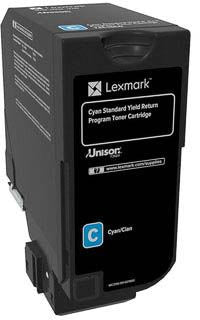 Lexmark - Rückgabeprogramm Toner CS72X, 7.000 Seiten, OEM 74C2SC0, Cyan