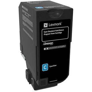 Lexmark - Return Program toner CS72x, 7.000 pagina's, OEM 74C2SC0, cyaan