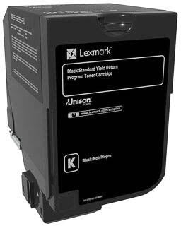 Lexmark - Rückgabeprogramm Toner CS72X, 7.000 Seiten, OEM 74C2SK0, Schwarz