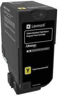 Lexmark - Rückgabeprogramm Toner CS72X, 7.000 Seiten, OEM 74c2Sy0, Geel