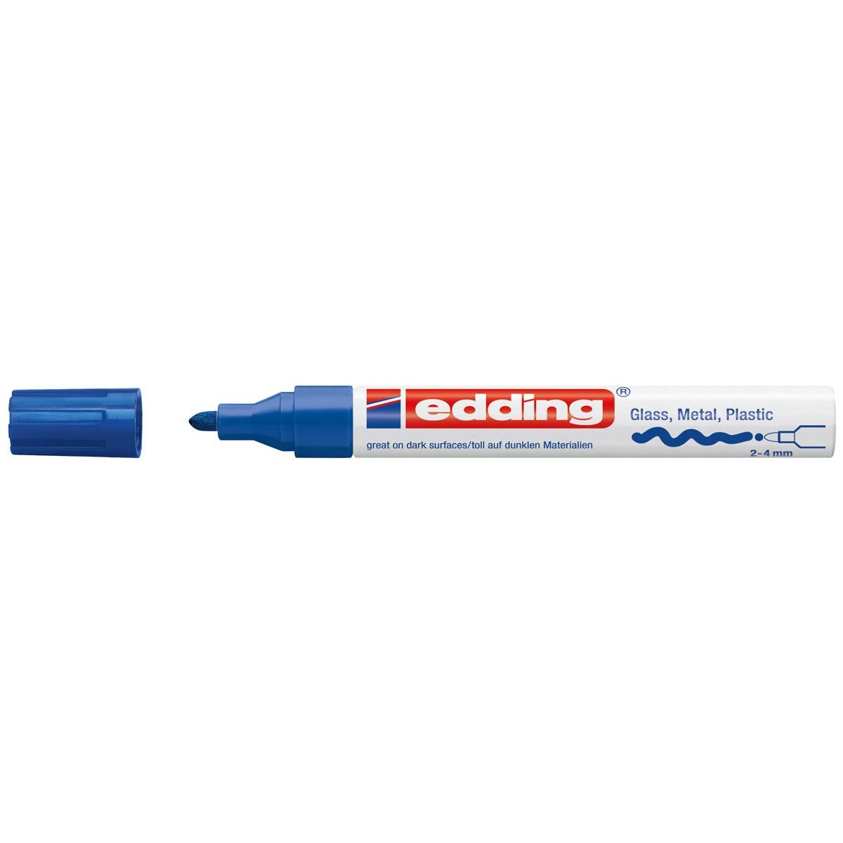 Edding - Glanslakmarker e -750 Cr Blau