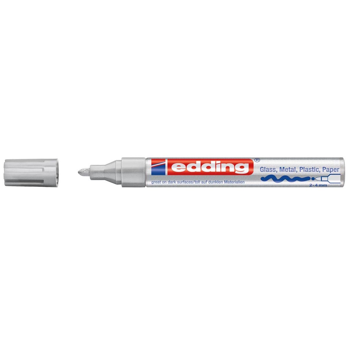 Edding - gloss paint marker e-750 CR silver