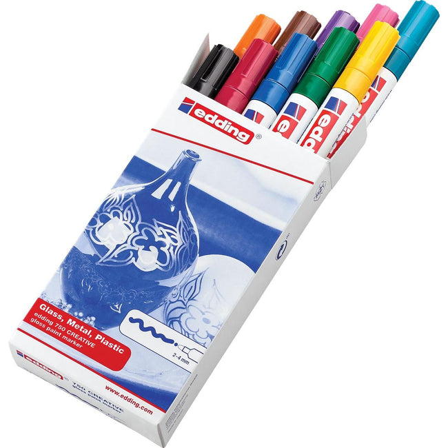 Edding - Glanzlackmarker 750, 10er-Set in verschiedenen Farben