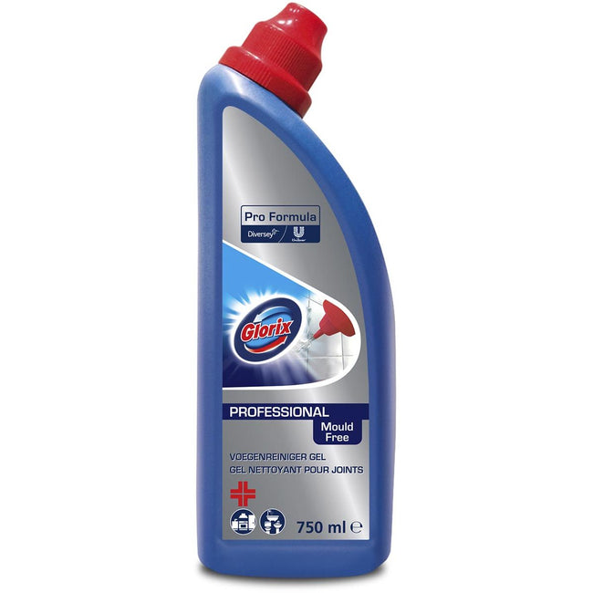 Glorix -  Pro Formula voegenreiniger gel, fles van 750 ml