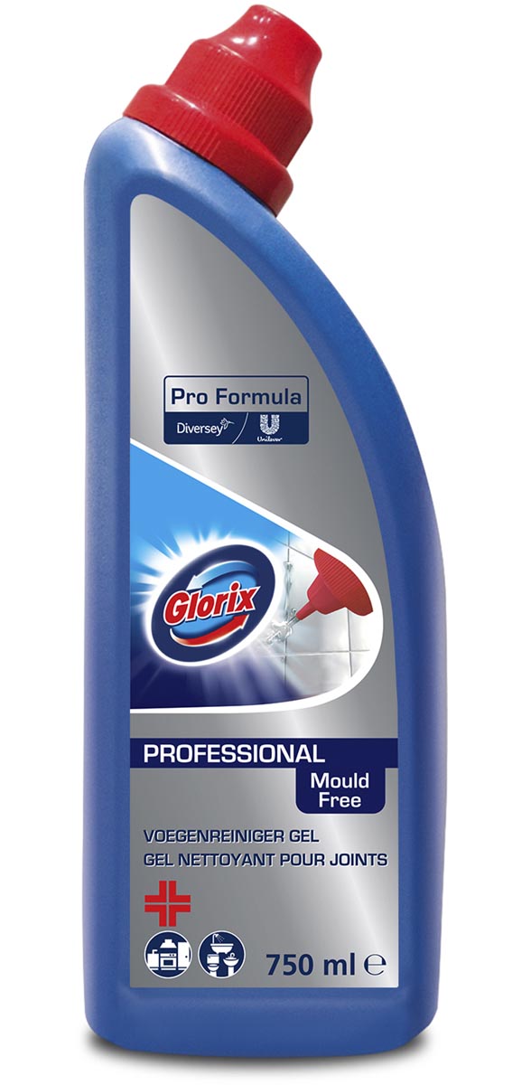 Glorix - Pro Formula voegenreiniger gel, fles van 750 ml