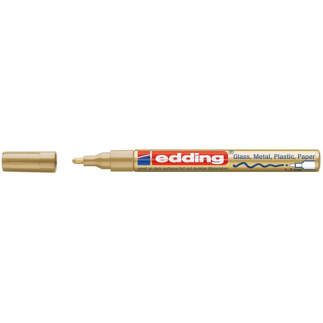 Edding - gloss paint marker e-751 CR gold