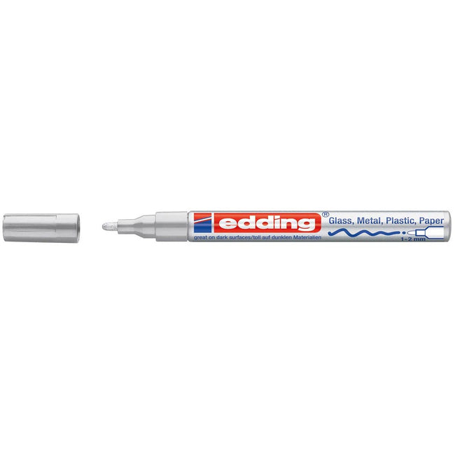 Edding - gloss paint marker e-751 CR silver