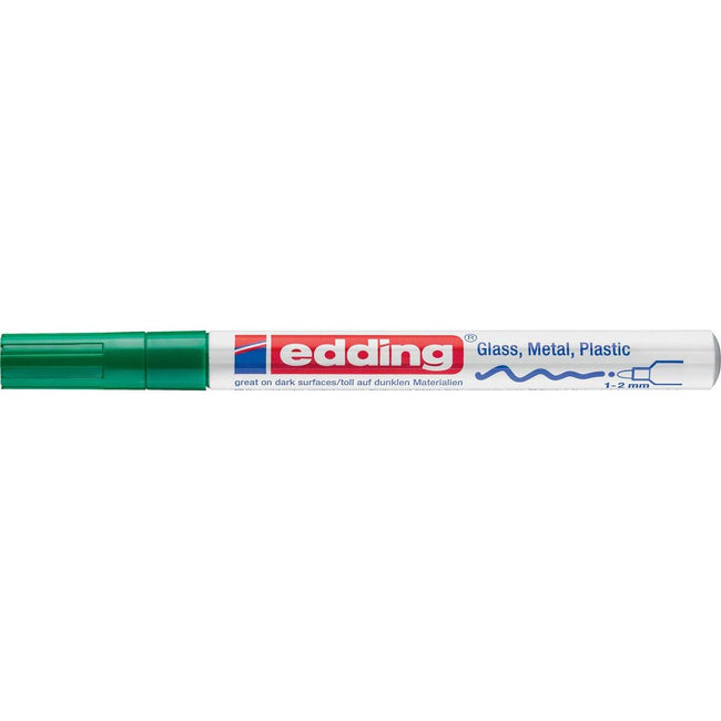 Edding - pennarello a vernice lucida e-751, verde