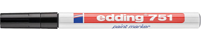 Edding - Paintmarker a base di olio 751 1-2 mm nero