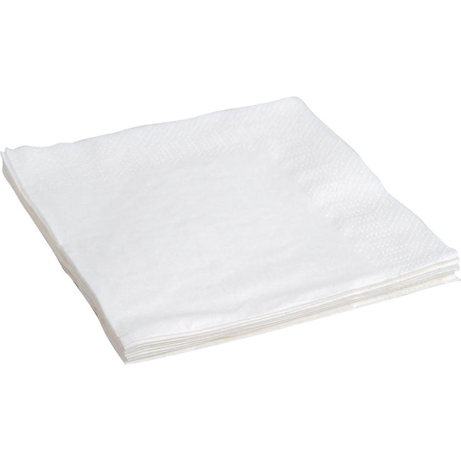Sin marca - Servilletas, pies 24 x 24 cm, 2 capas, blanco, paquete de 10 x 400 piezas