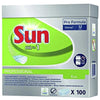 Sun - Pastillas para lavavajillas Pro Formula Todo en Uno Eco 100 piezas
