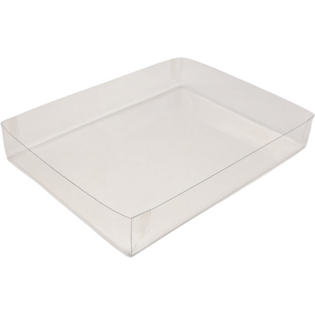 Klika -  Deksel | chocoladeletterdoos GK1 | PET | rechthoekig | 152x112x25mm | transparant | 145 stuks