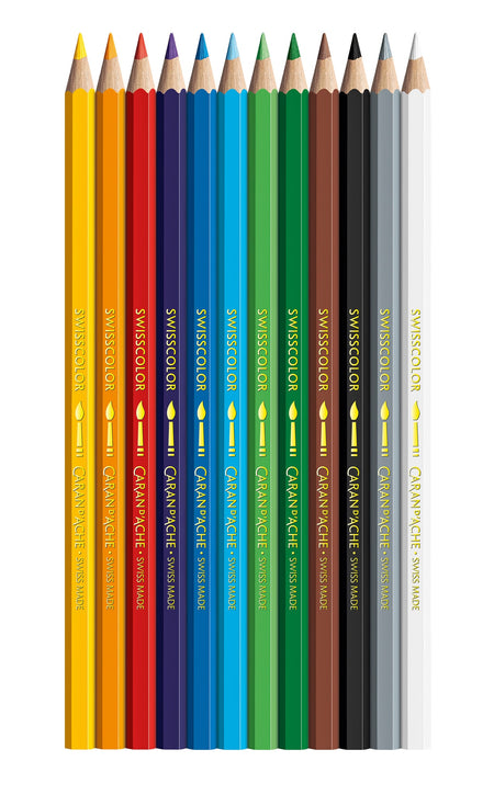 Caran d'ache -  Kleurpotlood caran d ache aquarel doos 12st