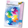 Folia - papier arc-en-ciel, 100 g, pi 22 x 32 cm, couleurs assorties, paquet de 10 feuilles