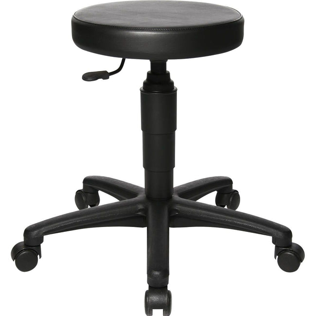 Topstar - Top Stool TEC 70, ohne Fußring, mit Rädern, schwarz