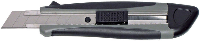 MAUL - cutter Softgrip met rem, 18 mm, grijs