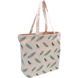 Klika - Shopper | Noël | Toile | Branches et arcs de Noël 45x 15x36cm | 10 pièces