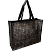 Klika -  Shopper | PP | Strikken | 45x 15x36cm | zwart/goud | 100 stuks