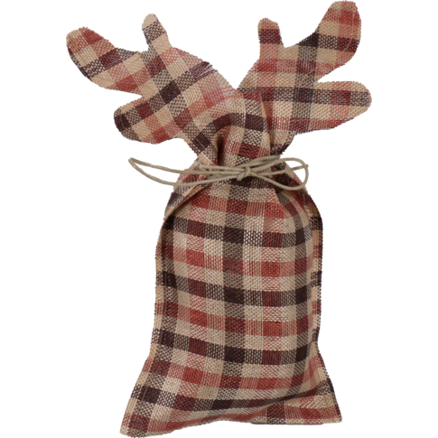 Klika - Zak | Cadeauzak | PET | 21.5x28cm | Rendier tartan | 5 stuks