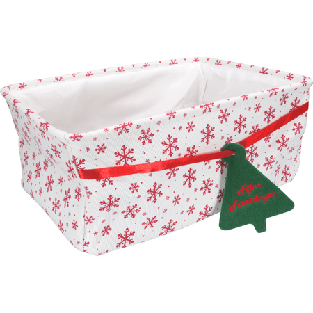 Klika -  Mand | pE | 36x26x15cm | rechthoekig | rood/wit/groen | 20 stuks
