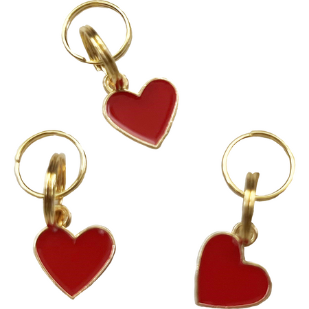 Klika -  Decoratie charms | Hartjes | 50 stuks