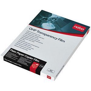 NOBO - NOBO transparent pour Copy Machine A4 | Box A 100 feuilles | 12 pièces