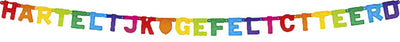 Haza - Letter garland congratulations color | 5 pieces