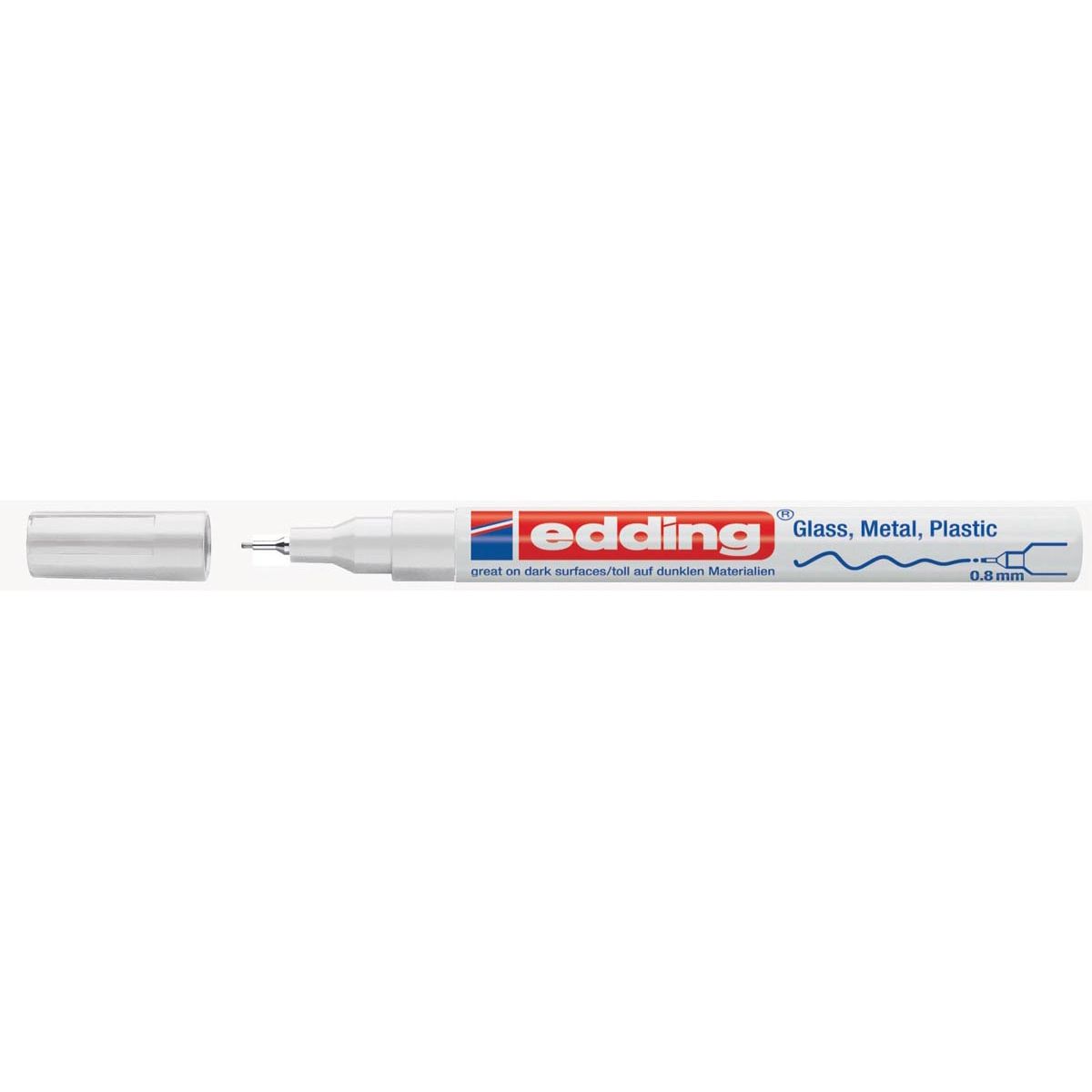Edding - marcador de pintura brillante e-780 CR blanco
