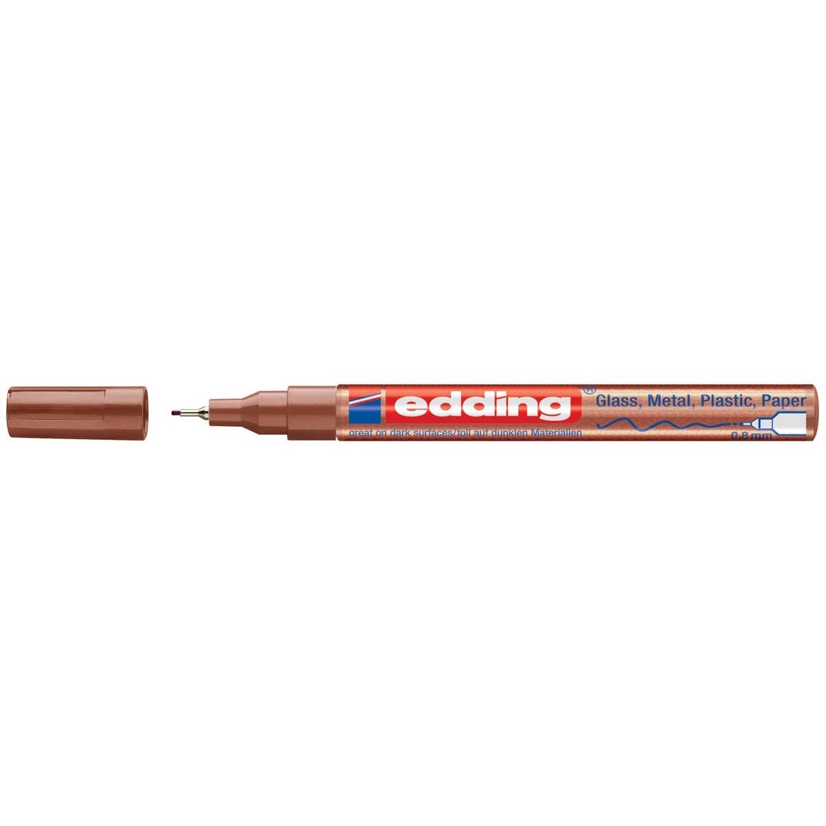 Edding -  glanslakmarker e-780 CR koper