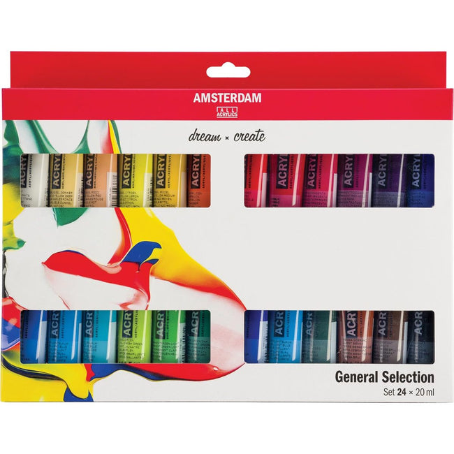 Amsterdam - Amsterdam acrylic paint tube of 20 ml, case of 24 pieces
